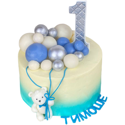 Детский торт на день рождения без мастики
