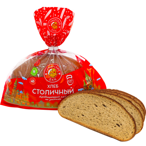 Хлеб "Столичный" в нарезке (половинка)