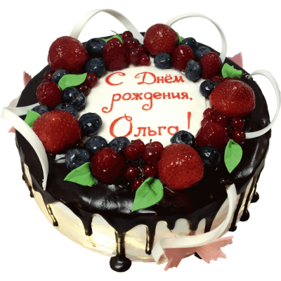 Праздничный торт 212 / Торт экскл. с фруктами по инд.заказу
